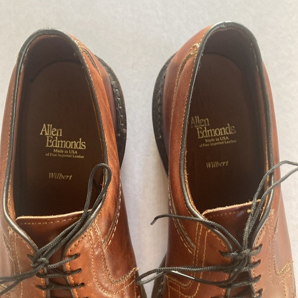 Allen Edmonds Wilbert Classic Brown Leather Men\'s Shoes Size 9.5 main image 11